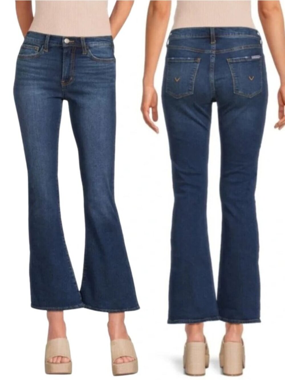 HUDSON Jeans Blair High-Rise Bootcut Women Jeans Size 27 Shade Enya Dark Rinse